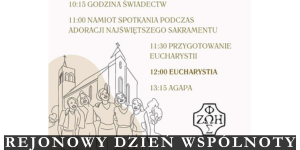 Rejonowy Dzień Wspólnoty 12 X sobota